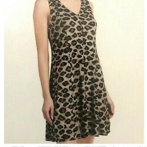 NWT  Premise Leopard Print Sleeveless Dress